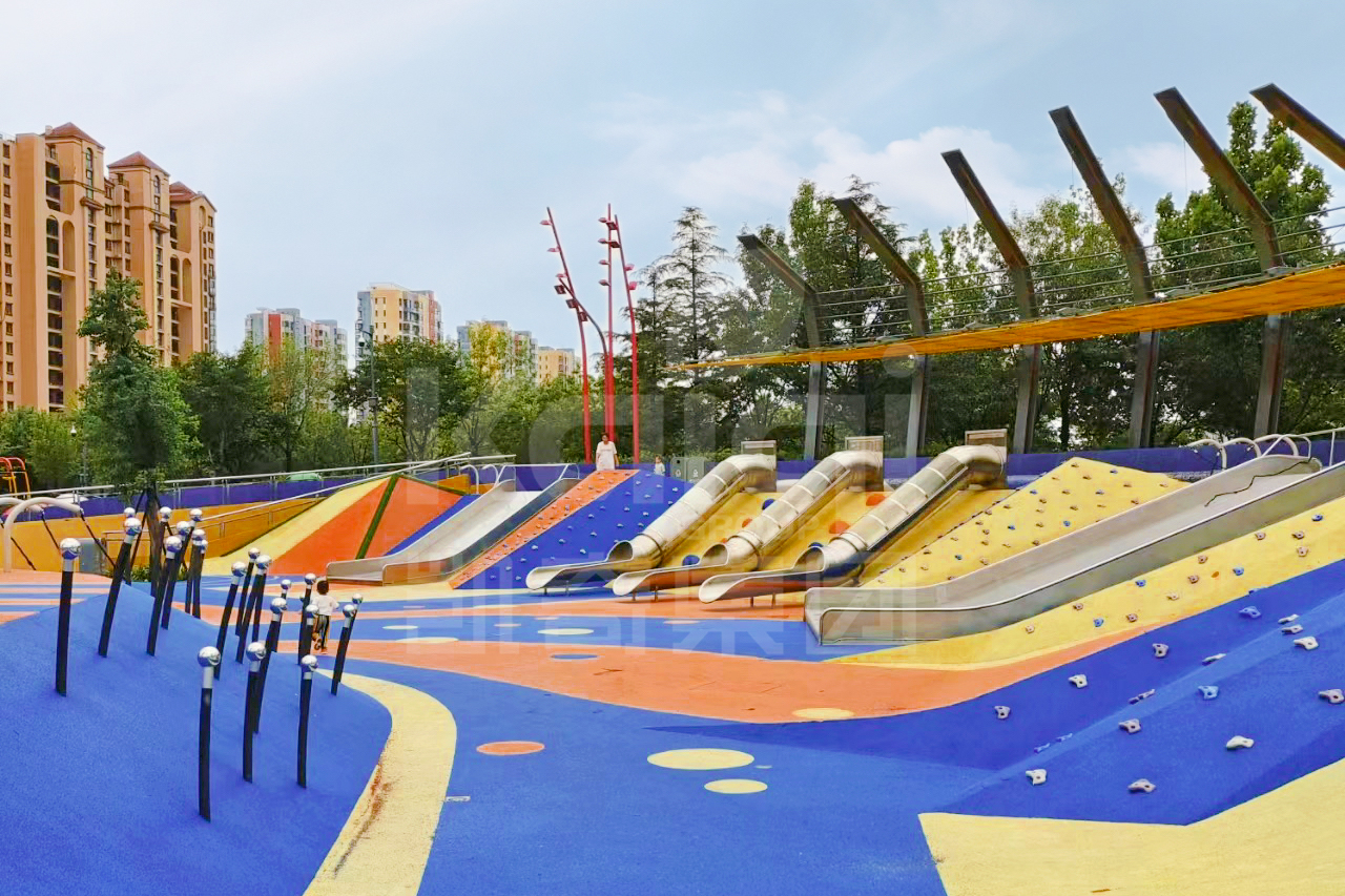 膠州三里河兒童樂園 | 置身生態(tài)綠廊，開啟游樂之旅